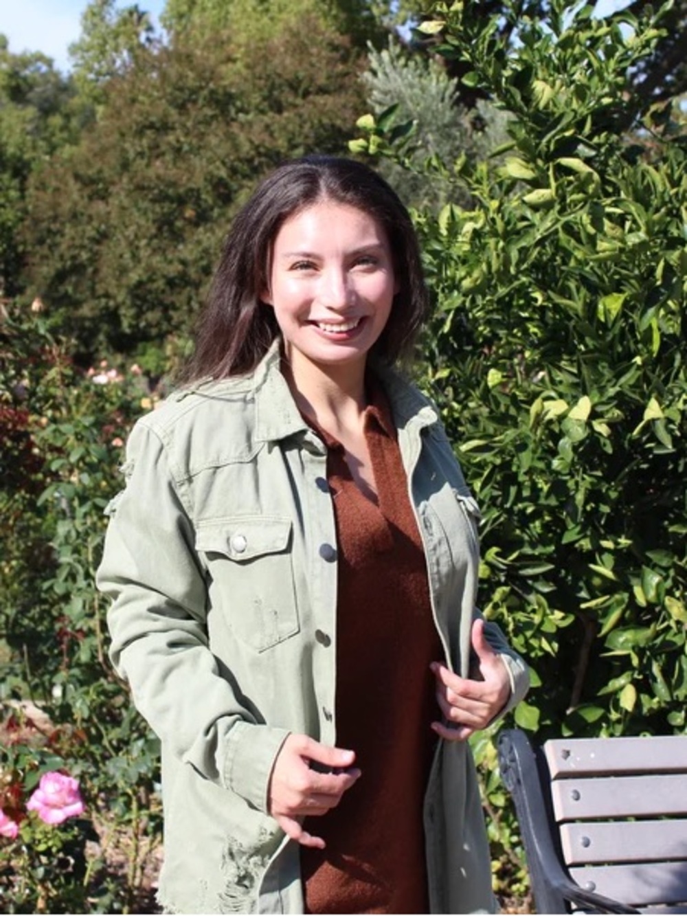 Olive Green Utility Jacket - Women's Casual Coat